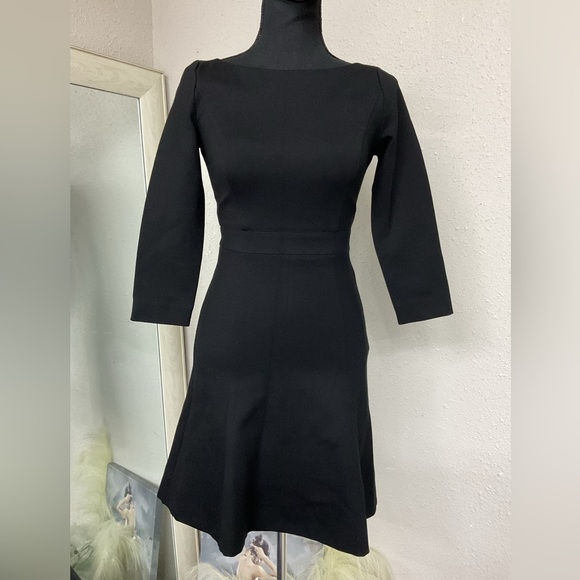 J. Crew Classic Black Long Sleeve Dress - Picture 1 of 10